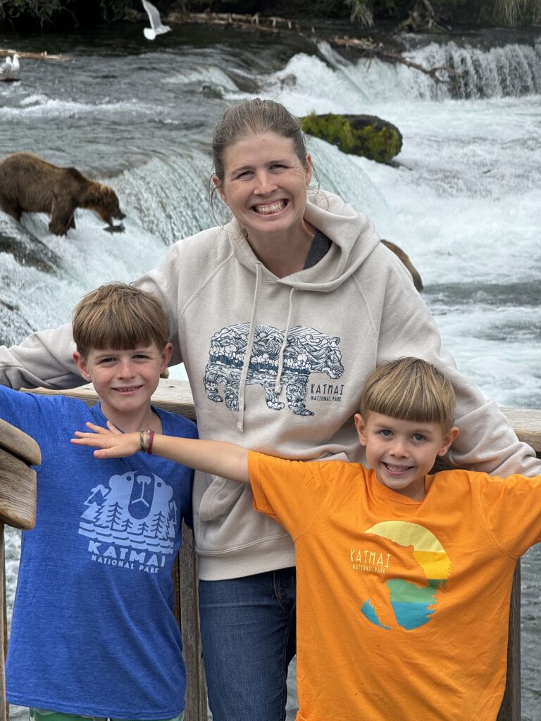 Katmai Bear Fish Family